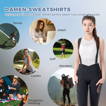 ROCKBROS | TVI Damen Radtrikot – Ärmelloses Unterhemd, atmungsaktive Radsport-Funktionsweste